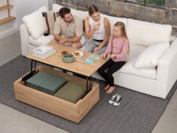 Transformer Coffee Table - Panel Storage - Image 4